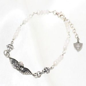 JTBC1016RMS - Zilveren armband met rainbow maan stenen