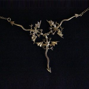 SK1 - Triple Dragon Necklace SG