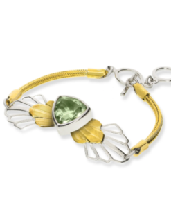 ABGWB - Green Quartz bracelet - Anne Byers - Masterpieces.nl