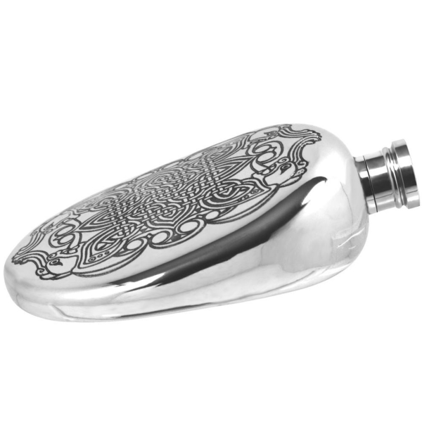 English Pewter - CEL130 - 6oz Ovale Sporran flask