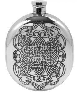 English Pewter - CEL130 - 6oz Ovale Sporran flask