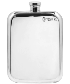 EPCSF435 - English Pewter - Plain Pewter Flask