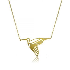 ABGWN4G - Heron necklace in gold