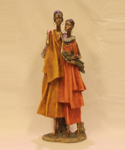 KC041 - Massaï vrouw en man, groot - Masterpieces.nl
