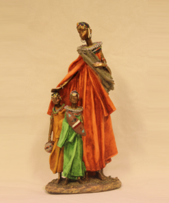KC043 - Massaï vrouw met 2 kinderen - Masterpieces.nl