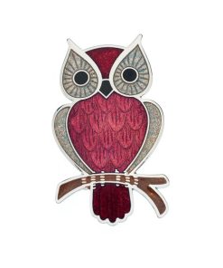 7530R - Large Red Owl - Sea Gems - Masterpieces.nl