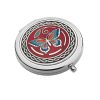 7992R - Compact Mirror Butterfly Red - Sea Gems - Masterpieces.nl