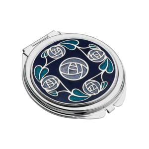 8002BP - Celtic mirror, blue roses - Sea Gems - Masterpieces.nl