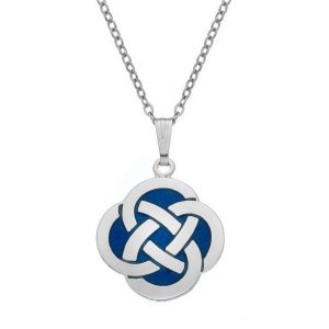 7772B - Celtic Knot S-Sided blue - Masterpieces.nl