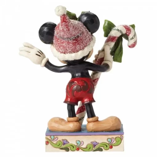 4051968 - Sweet Greetings (Mickey Mouse Candy Cane Figurine) - Masterpieces.nl