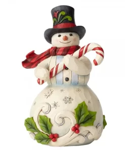6001477 - How Sweet It Is (Snowman Holding Candy Cane) - Masterpieces.nl