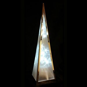ISFP60S - Ice Star Flower Pyramid, 60 cm