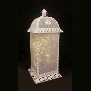 ISBL001W - Ice Starburst Lantern, White
