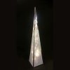 ISBP60S - Ice Starburst Pyramid, 60 cm, Silver - Masterpieces.nl