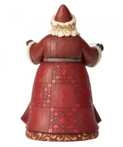 6004137 - Charming Cheer Found Here (Santa with Cardinals Figurine) - Masterpieces.nl