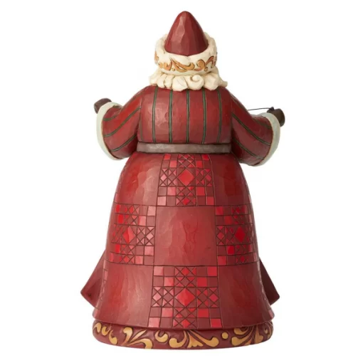 6004137 - Charming Cheer Found Here (Santa with Cardinals Figurine) - Masterpieces.nl