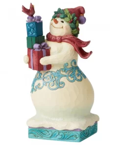 6004191 - Share Some Love (Winter Wonderland Snowman with Gifts Figurine) - Masterpieces.nl