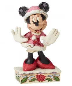 6002843 - Festive Fashionista (Minnie Mouse Christmas Figurine) - Masterpieces.nl
