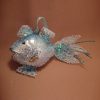 T0785B - Glass fish bleu - Masterpieces.nl