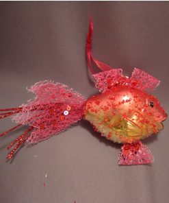 T0785R - Glass fish red - Masterpieces.nl