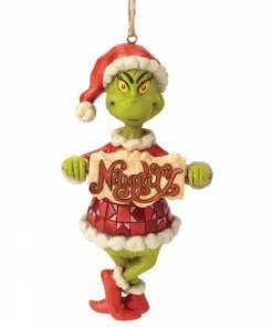 6002073 - Grinch Naughty or Nice Sign Hanging Ornament - Masterpieces.nl