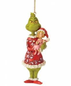 6002072 - Grinch Holding Cindy Lou (Hanging Ornament) - Masterpieces.nl