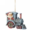 6004311 - Santa in Train Engine (Hanging Ornament) - Masterpieces.nl