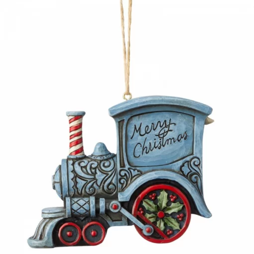 6004311 - Santa in Train Engine (Hanging Ornament) - Masterpieces.nl