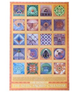Poster Aztec Sacred Calendar - Masterpieces.nl