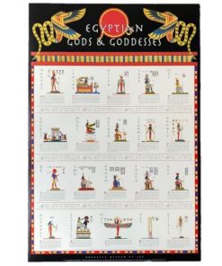 Poster Egyptian Gods & Goddesses - Masterpieces.nl
