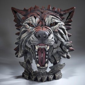 EDB04 - Wolf Bust (Timber) - Masterpieces.nl