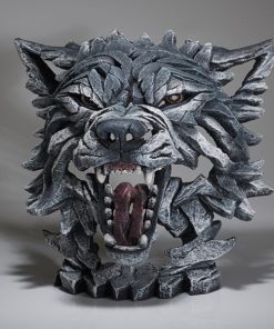 EDB04R - Wolf Bust (Grey) - Masterpieces.nl