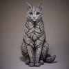 ED26W - Sitting Cat (White) - Masterpieces.nl