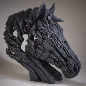 EDB18K - Horse Bust (Black) - Masterpieces.nl