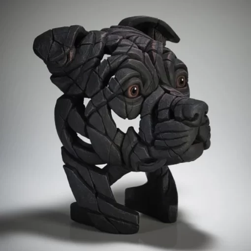 EDB27BK - Staffordshire Bull Terrier Bust (Black) - Masterpieces.nl