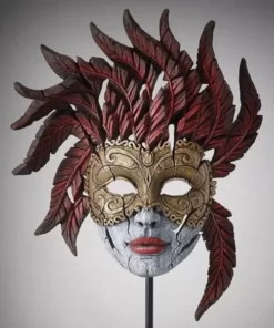 EDM02M - Venetian Carnival Mask (Masquerade) - Edge Sculpture - Masterpieces - Masterpieces.nl