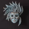 EDM02T - Venetian Carnival Mask (Teal) - Edge Sculpture - Masterpieces - Masterpieces.nl