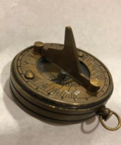 NI4668 - Antique pocket fob sundial compass - Masterpieces.nl
