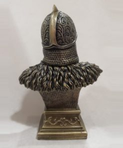 40030 - Buste van ridder, bronskleurig - Masterpieces.nl