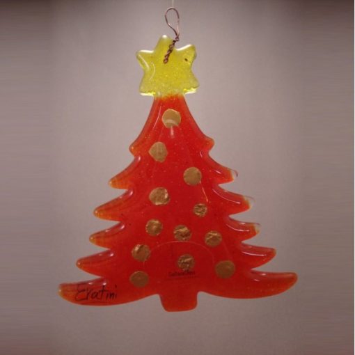WTRER - Christmas tree, 11x11 cm, Red - Masterpieces.nl