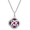 7772R - Celtic Knot S/Sided red - Masterpieces.nl