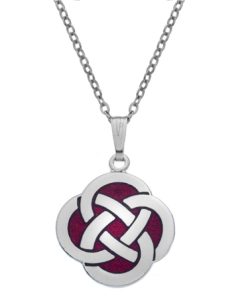 7772R - Celtic Knot S/Sided red - Masterpieces.nl