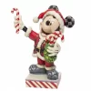 6007068 - Peppermint Surprise (Mickey Mouse with Candy Canes Figurine) - Masterpieces.nl