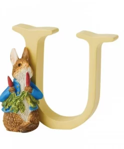 A5013 - "U" - Peter Rabbit with Radishes - Masterpieces.nl