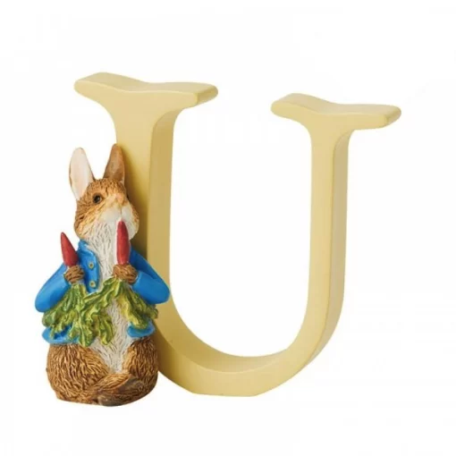 A5013 - "U" - Peter Rabbit with Radishes - Masterpieces.nl