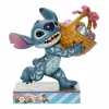 6008075 - Bizarre Bunny (Stitch Running off with Easter Basket Figurine) - Masterpieces.nl