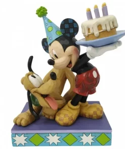 6007058 - Happy Birthday Pal (Pluto and Mickey Birthday Figurine) - Masterpieces.nl