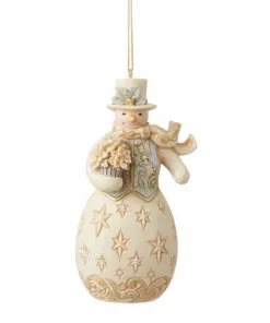 6009401 - Holiday Lustre Snowman Hanging Ornament - Masterpieces.nl