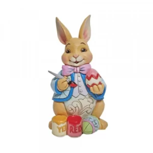 6010273 - Paint a Happy Easter (Bunny Painting Eggs Figurine) - Masterpieces.nl
