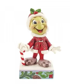 6008986 - Be Wise and Be Merry (Christmas Jiminy Cricket Figurine) - Masterpieces.nl